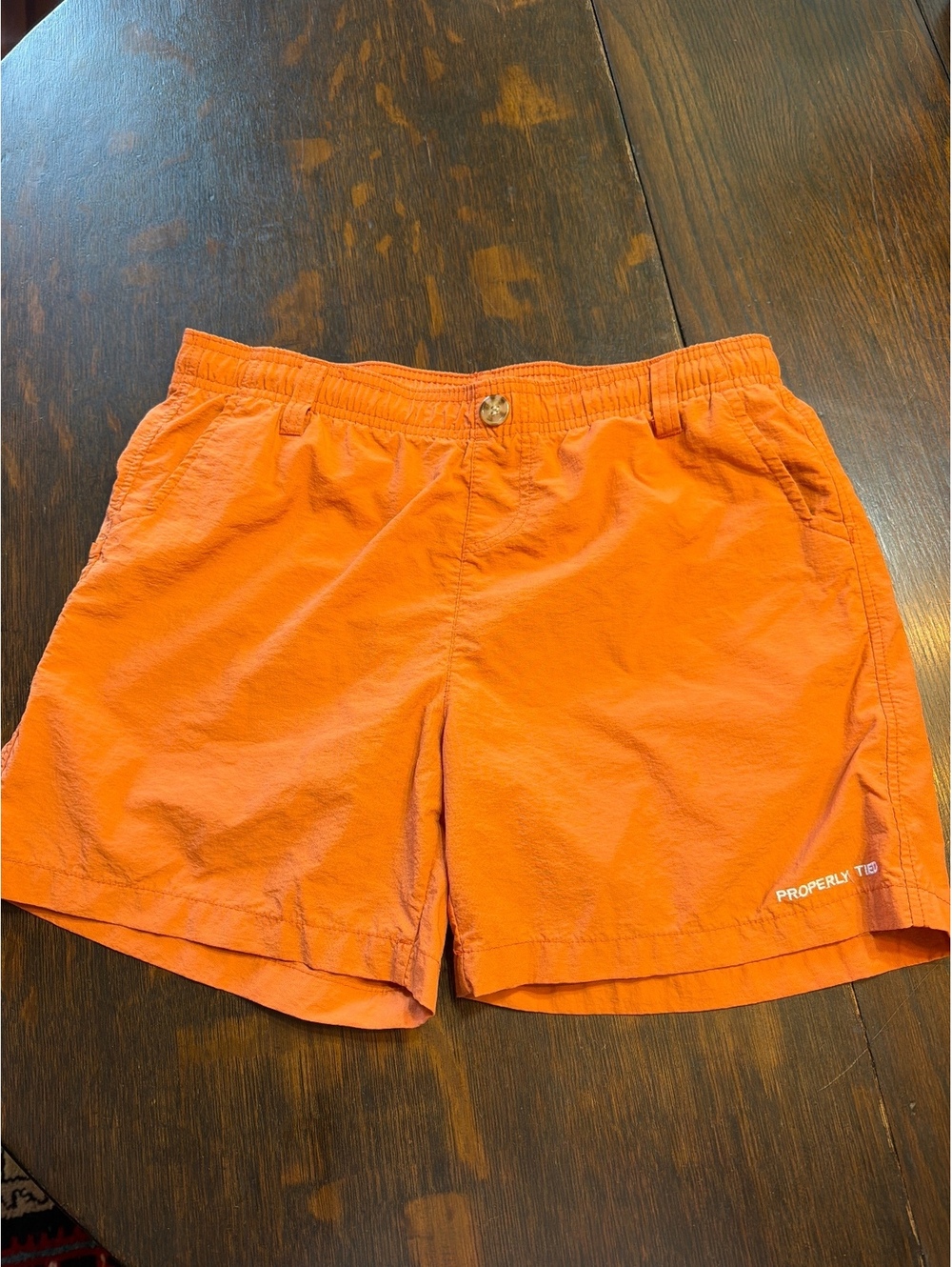 Properly Tied The Mallard Orange Shorts Size YXL